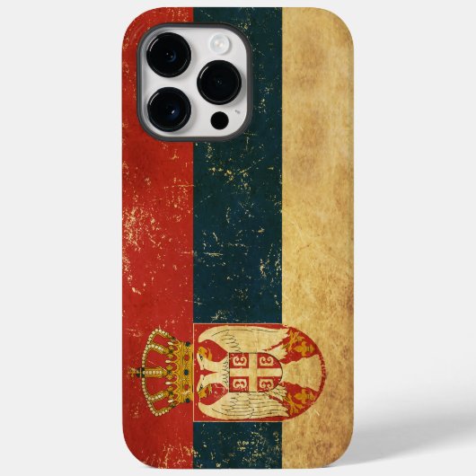 Coques Case-Mate iPhone Drapeau Serbie (Verso)