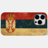 Coques Case-Mate iPhone Drapeau Serbie (Verso (horizontal))