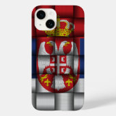 Coques Case-Mate iPhone Drapeau Serbie (Verso)