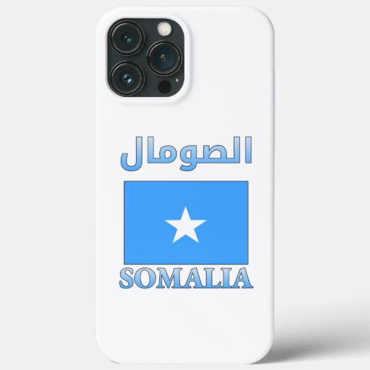 Coques Case-Mate iPhone Drapeau somalien Anglais Anglais et arabe Cool Wor (Verso)