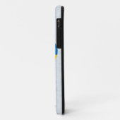 Coques Case-Mate iPhone Drapeau suédois en forme de cœur (Dos/Gauche)