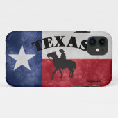 Coques Case-Mate iPhone Drapeau Texas Personnalisé Et Cowboy (Dos (Horizontal))