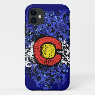 Case-Mate iPhone Case Drapeau Tourbillonnant Abstrait du Colorado