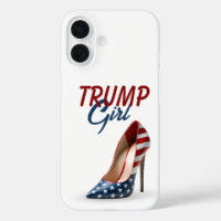 Drapeau TRUMP GIRL haute chaussure talon
