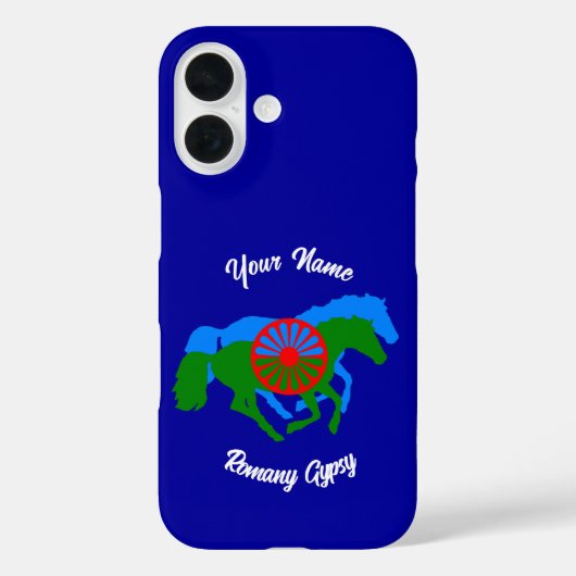 Coques Case-Mate iPhone Drapeau tzigane Romany et Cheval (Verso)
