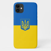 Coques Case-Mate iPhone Drapeau ukrainien Armoiries (Dos)