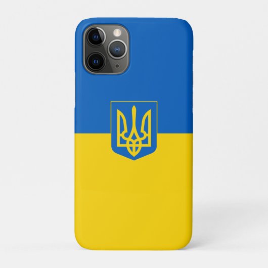 Coques Case-Mate iPhone Drapeau ukrainien Armoiries (Dos)