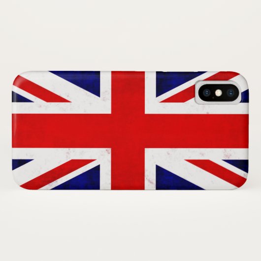 Coques Case-Mate iPhone Drapeau Union Jack britannique (Dos (Horizontal))