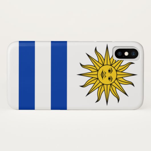 Coques Case-Mate iPhone drapeau uruguay (Dos (Horizontal))