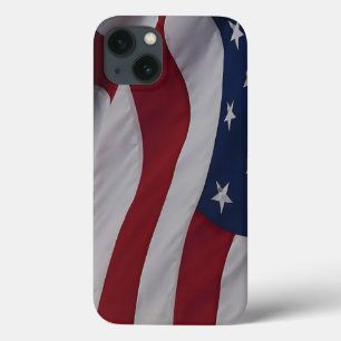 Case-Mate iPhone Case Drapeau USA Waving Fabric