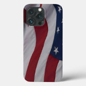 Coques Case-Mate iPhone Drapeau USA Waving Fabric (Verso)