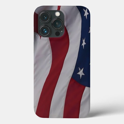 Coques Case-Mate iPhone Drapeau USA Waving Fabric (Verso)