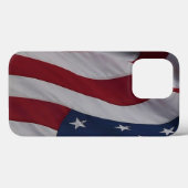 Coques Case-Mate iPhone Drapeau USA Waving Fabric (Verso (horizontal))