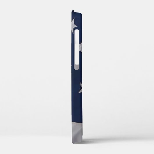 Coques Case-Mate iPhone Drapeau USA Waving Fabric (Verso / Gauche)