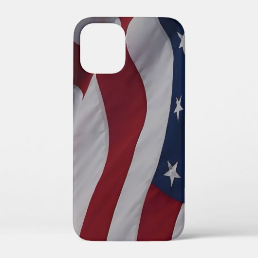 Coques Case-Mate iPhone Drapeau USA Waving Fabric (Verso)