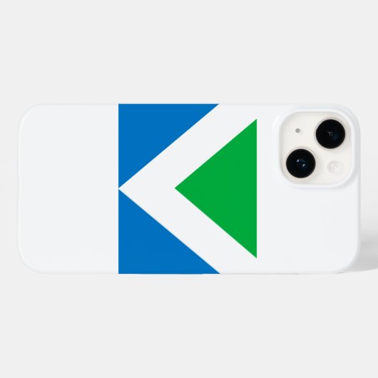 Coques Case-Mate iPhone Drapeau végétal (Verso (horizontal))