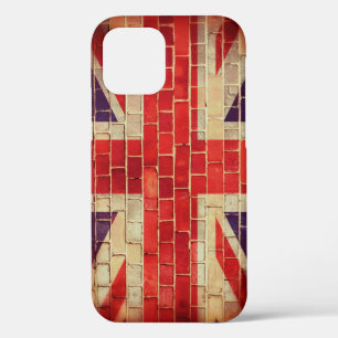 Case-Mate iPhone Case Drapeau vintage du Royaume-Uni sur un mur en briqu