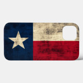 Coques Case-Mate iPhone Drapeau vintage du Texas (Verso (horizontal))