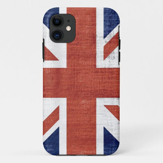 Coques Case-Mate iPhone Drapeau vintage Royaume-Uni (Dos)