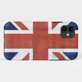 Coques Case-Mate iPhone Drapeau vintage Royaume-Uni (Dos (Horizontal))