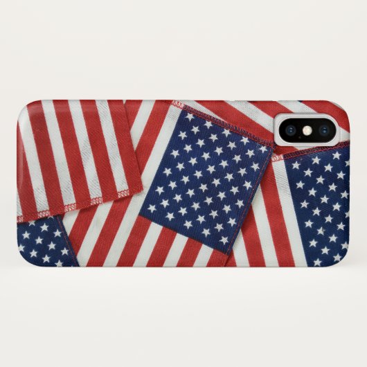 Coques Case-Mate iPhone Drapeaux américains (Dos (Horizontal))