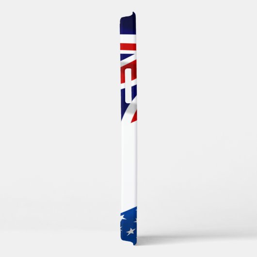 Coques Case-Mate iPhone Drapeaux britanniques américains monogrammes Patri (Verso / Droite)