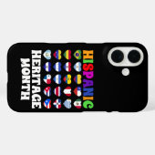Coques Case-Mate iPhone Drapeaux de pays latinos Cœur, Joyeuse Célébration (Verso (horizontal))