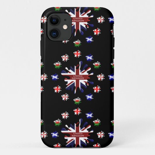 Coques Case-Mate iPhone Drapeaux du Royaume-Uni (Dos)