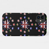 Coques Case-Mate iPhone Drapeaux du Royaume-Uni (Dos (Horizontal))