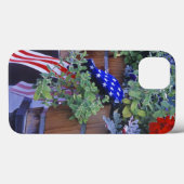 Coques Case-Mate iPhone Drapeaux et fleurs dans Philipsburg Montana (Verso (horizontal))