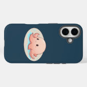 Coques Case-Mate iPhone Drawing of a rose Baby Octopus (Verso (horizontal))