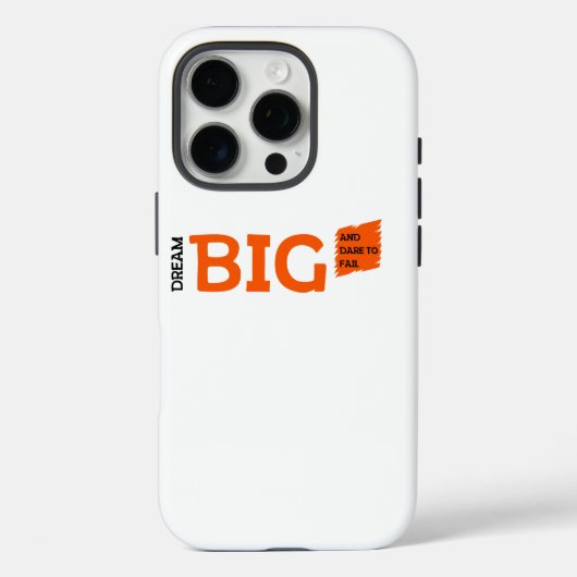 Coques Case-Mate iPhone Dream Big Motivation (Verso)