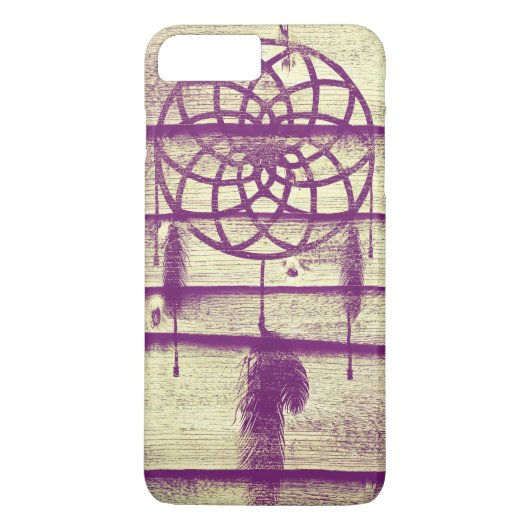 Coques Case-Mate iPhone Dream Catcher Purple Wood (Dos)