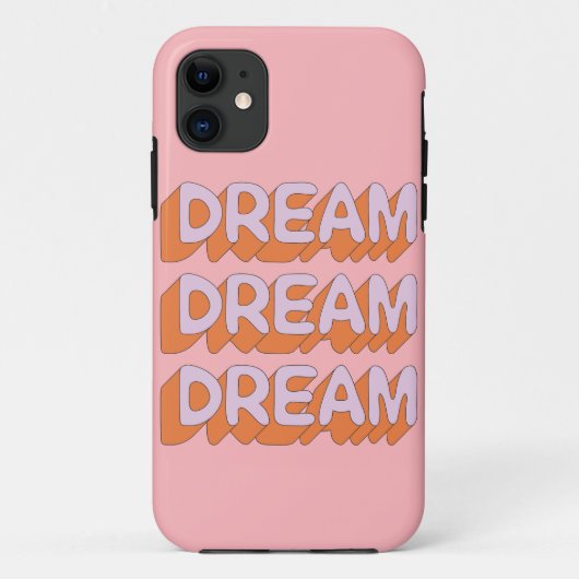 Coques Case-Mate iPhone Dream Dream Dream Slogan (Dos)