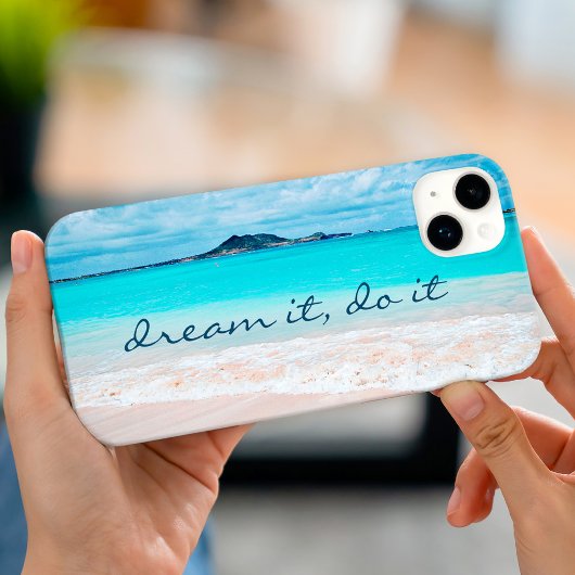 Coques Case-Mate iPhone Dream It Do It Citation Hawaii Tropical Beach Phot