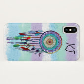 Coques Case-Mate iPhone Dreamcatcher coloré personnalisé (Dos (Horizontal))