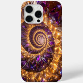 Coques Case-Mate iPhone Dreamscape de spirale dorée (Verso)