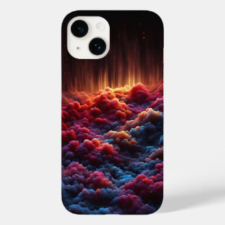 Coque Pour iPhone 14 Dreamy Cosmic Nebula Clouds Colorful Galaxy Space 