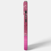 Coques Case-Mate iPhone Dreamy Glitzy rose étincelant (Verso / Gauche)