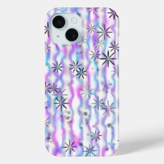 Coques Case-Mate iPhone Dreamy Starburst Waves Pattern (Verso)