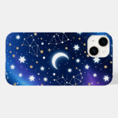 Coques Case-Mate iPhone Dreamy Starry Night Sky - Celestial C (Verso (horizontal))
