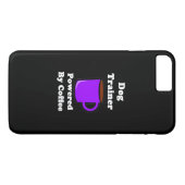 Coques Case-Mate iPhone "Dresseur de chiens" Propulsé par le café (Dos (Horizontal))
