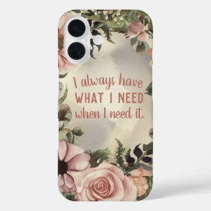 Coques iPhone 16 Droit de soumission inspirationnel de l'attraction