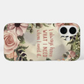 Coques Case-Mate iPhone Droit de soumission inspirationnel de l'attraction (Verso (horizontal))