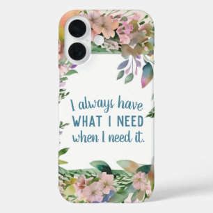 Coques iPhone 16 Droit de soumission inspirationnel de l'attraction