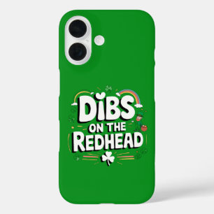 Coques iPhone 16 Droit sur la rousse drôle de la Saint-Patrick