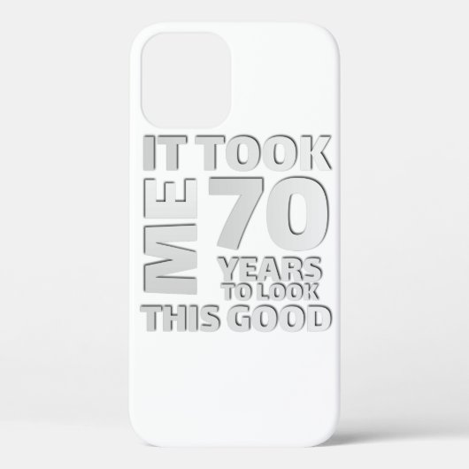 Coques Case-Mate iPhone Drôle 70 ans disant citation (Verso)