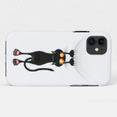 Coques Case-Mate iPhone Drôle Accrocher sur le chat (Dos (Horizontal))