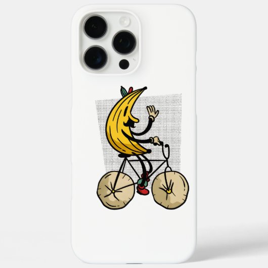 Coques Case-Mate iPhone Drôle Banana Biker Design de dessin (Verso)