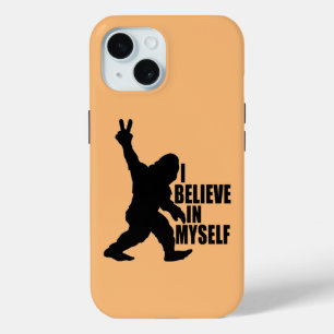 Coque Pour iPhone 15 Drôle Bigfoot - Je crois en moi-même
